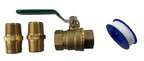 THB 4 Stage High Flow 70 Series Industrial Ultra Clean Compressed Air Filter Regulator Dryer Combination (1/2" NPT, Manual Drain)