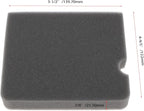 2pcs Square Air Filter Sponge Replacement Part 705911452077 Compatible with Predator Generator Air Filter 8750W 7000W 6500W 5500W 13HP 420cc