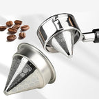 Stable Double Layer Coffee Filter Funnel Ensures Precise Pourover for Better Flavor Extraction Filter