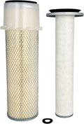 Outer Inner Air Filter Kit 42489 46517 Compatible with Wix Compatible with Ford 221406 221688 MG221406 R39392 1155997 Primary Secondary w/Round Ring