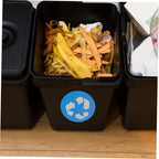 DOITOOL 12pcs Trash Can Recycling Labels Garbage Bin Stickers for Easy Waste Sorting Self-Adhesive Decals for Indoor Outdoor Use