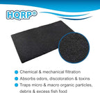 HQRP 2-Pack Activated Carbon Filter 18x10 for Deep Blue Professional ADB41002 Carbon Media Pad Replacement (Cut to fit)