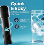 Mist Under Sink Water Filter, 20,000 Gallon, Reduces PFAS, PFOA/PFOS, Lead, Chlorine, Bad Taste & Odor, Under Counter Water Filter System, Direct Connect to Kitchen Faucet, NSF/ANSI 42 Certified