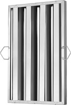 New Star Foodservice 54347 Stainless Steel Hood Filter 16" W x 25" H, Set of 6