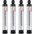 4 Pack Timain 4-Stage Filtration,High Flow Rate Water Filter Straws,Water Purifier Survival for Emergency Kits,Travel,Camping, Hiking,Fishing,Hunting (4)