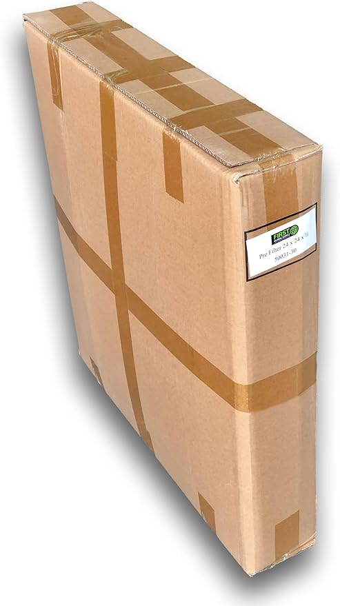 First Global Supply Negative Air Machine Pre-Filter Pad 24" x 24" - Superior Dust Pad for Pollutant - Boosts HEPA Filter Life for Abatement, Aerospace & Novatek