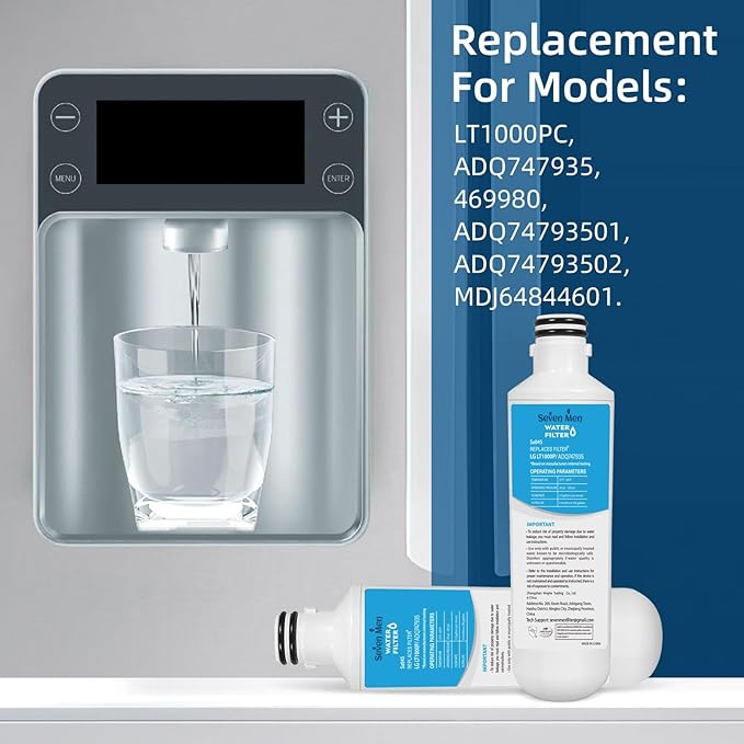 Adq747935 Water Filter for L&G Lt1000p/pc, LfxS26973s, LmxS28626s, LmwS27626s, LfxS28596s, Adq74793501, 4Pack