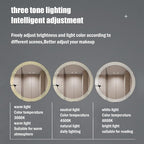 31.5 Inch LED Round Bathroom Mirror,Wall Mounted Multifunction Bathroom Vanity Mirror with Led Three-Color Light and Demister Pad, Circular Wall Mounted Vanity Mirror for Home Bathrooms,Shopping Malls