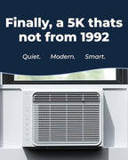 Windmill Window Air Conditioner - Quiet & Smart, Easy Install, Voice-Enabled, Remote & App Control AC Unit - 5,000 BTU Lite