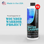 MAV AquaDoc Spa Clarifier & Hot Tub Clarifier for Fast Acting Cloudy Water Treatment - The Spa Clarifier Hot Tub Owners Love - 32 oz (2-Pack)