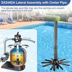 SX244DA Lateral Assembly with Center Pipe for Hayward Pro Series Sand Filters S244T, Pool Filter Lateral Compatible with Hayward Sand Filter Models S244TC, S270T, S270T2
