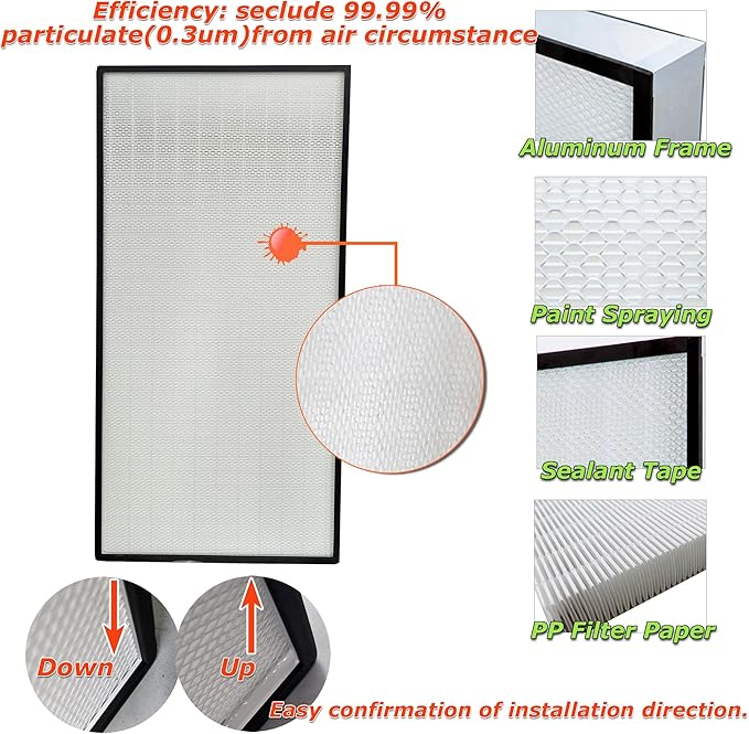 INTSUPERMAI Vertical Laminar Flow Hood Air Flow Clean Bench Workstation with HEPA Aluminum Blade Fan Rated Air Volume 706cfm Dust Free Room Workshop for Dust Free Work Operatiom 110V