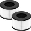 BS-03 HEPA Replacement Filter Compatible with PARTU and Slevoo BS-03 HEPA Air Purifier with 3-in-1 Filtration System, 2 Pack