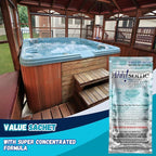 Ahh-Some - Hot Tub Cleaner & Purge Packet | Clean Pipes, Jet Line & Jets Gunk Build Up | Clear & Soften Water for Hot Tub, Jetted Tub, Swim Spa | Top Clarifier Up to 450 Gallons of Water (Pack of 4)