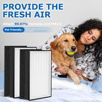 2 Pack Type A2 HEPA Replacement Filter Compatible with Filtrete Room A2 Air Purifier Models FAP-C02-A2, FAP-C03-A2, FAP-T03-A2, FAP-SC02L, Part No. 1150101, Filter A2