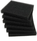 ALEGI Aquarium Bio Sponge Fitler Media, 6.28 x 5.5 x 0.78 Inch Fish Tank Filter Cartridge Filter Foam Pad Inserts for ML350 (6 Pack)
