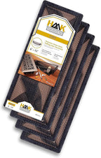HAAK - Floor Vent Cover Trap, Durable Screen That Attaches Easily to Vent Covers for Home Floor, 4-Pack Air Vent Filters for Trapping Debris, Easy to Install and Remove, 4 x 12 inches Each