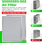 50000293-002 Post Filter 203368 F50F F300E Air Filter 16" X 12.5" Compatible with Honeywell Electronic Air Cleaner Filter 16" X 25" F300E1019 F300A1625 F50F1073 Pre/Post Air Filter- (2 Pack)