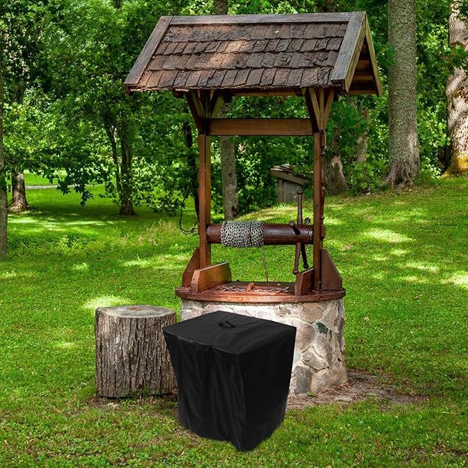 NUOBESTY Waterproof Garden Pool Filter Pump Cover for Outdoor Sand Pump 55x50x62cm Protective Equipment Cover for Winter
