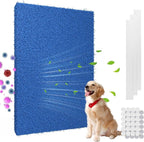 Reusable Air Filter 20x30,Washable Cut to Fit Furnace Filters,MERV 6 Replacement Filter for HVAC, RV, Washable Replacement Air Conditioner Filters, 24 PCs Hooks(Actual 20x30x0.7 in.)