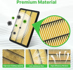 2PCS Engine Air Filter Fit for Infiniti QX50 2019-2025 (2.0L), QX55 2022 2023 2024 2025 Air Filter Replacement Engine Filter Accessories# 165465NA1C CA12954 PA99486