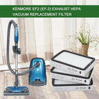EZ SPARES 3 PCS Replacement for Kenmore EF2 (EF-2) Exhaust HEPA Vacuum Replacement Filter Compares to 86880 and for Panasonic MC-V194H HEPA Filter