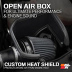 K&N Cold Air Intake System: Dry-Flow Air Filter, Increase Performance & Acceleration: Compatible with 2005-2023 CHRYSLER/DODGE, 300C, Challenger, Charger, Magnum, 30-1542