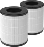 Premium Replacement Filter Compatible with Tenergy Renair, Cool-Living CL-6070A, Beaba, Tredy TD-1300 Air Purifier for Home Large Room, 2 Packs