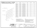 Lamons 20"x20"x1" Xtreme Plus Air Guard Pleated Filter, MERV 8 (Pack of 4)