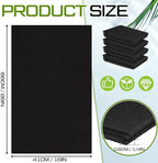Nuanchu 4 Pack 26" x 16" x 1/4" Mobile Home Furnace Door Filter Furnace Parts Foam Door Filter Washable Reusable Cut to Fit Replacement for Mobile Manufactured Modular Homes Air Conditioner