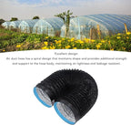 7in 6.56ft Dryer Vent Exhaust Duct Hose, Flexible Aluminum Air Ducting for HVAC Ventilation, Fan Filter and Grow Tent