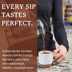 ESPRO 100 Count Coffee Paper Filters - for ESPRO Coffee French Press, P3/P5/P6/P7, 18 Ounce
