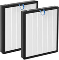 Vital 200S Replacement Filter Compatible for LEVOIT Vital 200S&Vital 200S-P, 3 in 1 Filtration, Particle Dust Pet Dander Filter&Smoke Smell Odor Activated Carbon Filter, Vital 200S-RF, 2Pack, White
