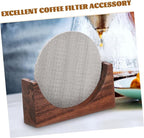 Luxshiny 5pcs Coffee Maker Filter Mesh Reusable Stainless Steel Screen for Optimal Coffee Extraction