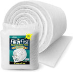 Aquatic Experts Aquarium Filter Floss for Fish Tank Filters - FilterFirst Aquarium Filter Pad - Media Roll for Crystal Clear Water, 3/4" - 1" Thick (12 Inch Wide, 12 Feet Long)