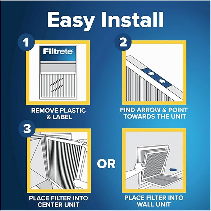 Filtrete 16x25x4 AC Furnace Air Filter, MPR 700, MERV 8, Fits Lennox & Honeywell Device, Capture Dust, Pollen & Pet Dander, Electrostatic Air Cleaning Filter, 2-Pack (actual size 15.88x24.56x4.31 in)