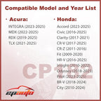 [2-Pack] EPAuto CP182 (CF11182) Cabin Air Filter Replacement for Honda Accord, Civic, CR-V, Fit, HR-V, Insight, Odyssey, Pilot, CR-Z, Clarity;Acura Integra,MDX,RDX,TLX - Fits Select Models 2009-2025