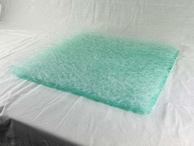 wioboy Paint Booth Exhaust Filter Pad, 20.5" x 20.5" (50/case) 15 Gram Fiberglass Paint Arrestor for Spray Booth