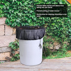 Rain Mesh Cover, Mesh Cover for Rain Barrels, Drawstring Leaf Filter Water Collection Buckets Tank Protector Outdoor Garden Net Screen to Keeps from Leaves and Debris (Dia