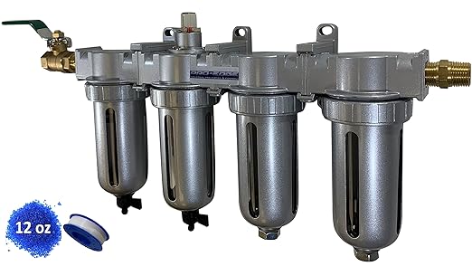 THB 4 Stage Ultra Clean Compressed Air Filter Dryer Combination (1/2" NPT)