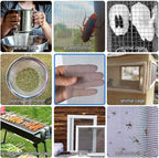 Stainless Steel Woven Wire Mesh Window Screen Mesh, Stainless Steel Woven Wire Mesh, 16 Mesh Rodent Proof Insect Screen, for DIY, Vent, Filter, Window & Garden