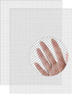 2Pack 5Mesh 10'' x 14'' Wire Mesh Screen, 304 Stainless Steel Anti-Rusted Mesh Screen, Sturdy Wire Diamaeter 0.7mm, Easy to Cut, Woven Sturdy Metal Mesh Sheets for Air Vent, DIY Project, Drainage