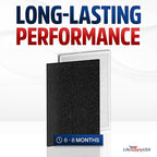 Vital 100-RF True HEPA Filter Set Compatible with LEVOIT Vital 100 Air Purifier Hepa + Activated Carbon Pre-Filter Replacement by LifeSupplyUSA (3-Pack)