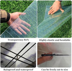 Glass Roof Pergola Polycarbonate Roofing Roll Polycarbonate Panels for Sunrooms, Open-Air Gardens, Greenhouses, Agricultural Use, Sheds(0.8x3m)