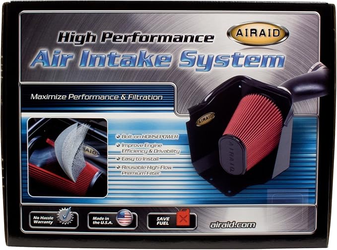 AIRAID Cold Air Intake System by K&N: Increased Horsepower, Cotton Oil Filter: Compatible with 2008-2010 FORD (F150, F150 SVT Raptor, F250 Super Duty, F350 Super Duty) AIR-400-226