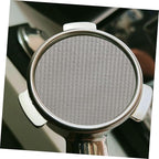 Lurrose Coffee Filter Screen Stainless Steel Espresso Coffee Filter for Brewing Easy to Clean and Install Reusable Accessory