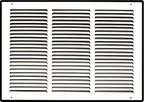 Fits 18x12 Duct Opening | Steel Return Air Grille by Handua | Vent Cover Grill for Sidewall and Ceiling | White | HVAC Cold Air Intake Grille | Outer Dimensions: 19.75"W X 13.75"