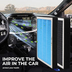 CF11966 Cabin Air Filter with 2016 2017 2018 2019 2020 2021 2022 Chevy Silverado 1500 2500 3500 HD Tahoe Colorado Cruze Equinox Impala Malibu Blazer Cadillac GMC Carbon Accessories Air Filters