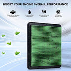 17211-ZL8-023 Air Filter for Honda GC135 GCV135 GC160 GCV160 GC190 GCV190 Engine 17211-ZL8-003 17211-Zl8-000 2Pack