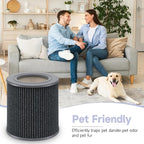 2 Pack Air Mini PECO-HEPA Replacement Filter Compatible with Molekule Air Mini & Air Mini+ Tri-Power Air Cleaner Purifier